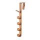 thumbnail image 1 of Moyic Colgador trasero para puerta de armario, gancho para ropa, armario, toallero, soporte para llaves, organizador Vertical para baño y hogar Almacenamiento y organización del hogar Café Moyic HA078751-02, 1 of 6
