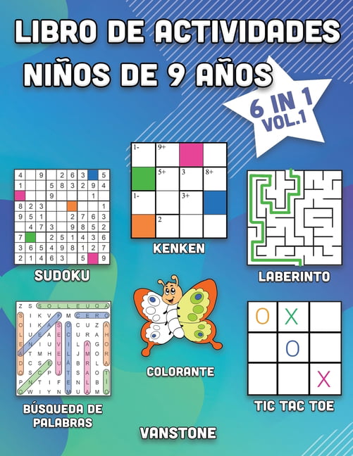 Mandalas |...| Soluciones Libro de juegos 8-12 años: Libro de actividades Para niños Laberintos Sopa de letras Sudoku Un regalo ideal para los niños.