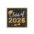 thumbnail image 1 of Serveware Kitchen Tableware Dining Essentials Dinnerware Class of 2026 Graduation Paper Napkins Disposable Grad Napkins with Grad Cap Design Graduation Celebration for School & Dinner Table Decor, 1 of 3