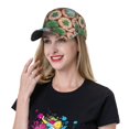 thumbnail image 5 of Honeii Cactus 4 Print Hat, Women's Baseball Hat Unisex Fit, Baseball Cap,Adjustable One Size, 5 of 6