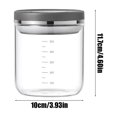 thumbnail image 3 of Ganfancp Tarro de Cristal de Borosilicato de Alta Calidad para Productos Secos de Cocina Tarro de Cristal Blanco de Excelente Calidad Rebajas Flash Deals 1* Tarro de Cristal Hermético, 3 of 6