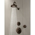 thumbnail image 4 of Delta Universal Showering Components Premium 3-Setting Shower Head in Champagne Bronze, 4 of 7