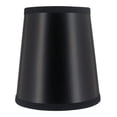 thumbnail image 2 of Black with Gold Interior 4 Inch Barrel Drum Clip On Chandelier Shades (set of 6), 2 of 4