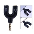 thumbnail image 4 of 3.5mm Stereo Audio Jack Earphone Headphone 2 Way U Splitter Adapter, 4 of 6