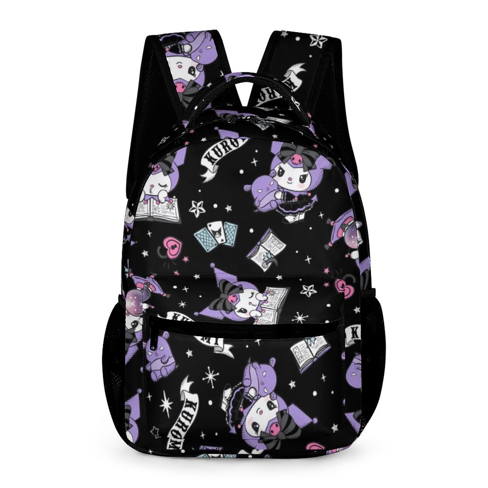 My Melody Kuromi Laptop Backpack School Student Book Bag Satchel