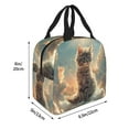 thumbnail image 2 of Pofeuu Sunshine Cloud Kitten Print Lunch Bag Lunch Box Large Capacity Insulated Lunch Bag for Adult, Leakproof Reusable Lunch Tote Bags for Work, 2 of 5