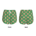 thumbnail image 6 of Goofa 60s and 70s Style Printed Women 2 in 1 Running Shorts,Quick Dry Athletic Workout Shorts,High Waisted Athletic Shorts with Liner Pockets-XX-Large, 6 of 9