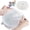 White, variant on 6 Pcs Silicone Stretch Lids, Reusable Silicone Food Covers, BPA-Free Flexible Bowl Covers for Food Storage, Fit Various Containers, Cans, Jars, Fruits & Vegetables