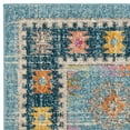 thumbnail image 5 of SAFAVIEH Madison Jessika Southwestern Bordered Area Rug, Light Blue/Fuchsia, 5'3" x 7'6", 5 of 7