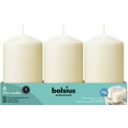 thumbnail image 2 of BOLSIUS Ivory 3 X 6" Pillar Candles Set Of 6 - Unscented Long 65 HOUR Slow Burning Dripless Smokeless Candles for Wedding Spa Home Party Decor - Bulk Pack Of Tall Ivory Pillar Candles, 2 of 6