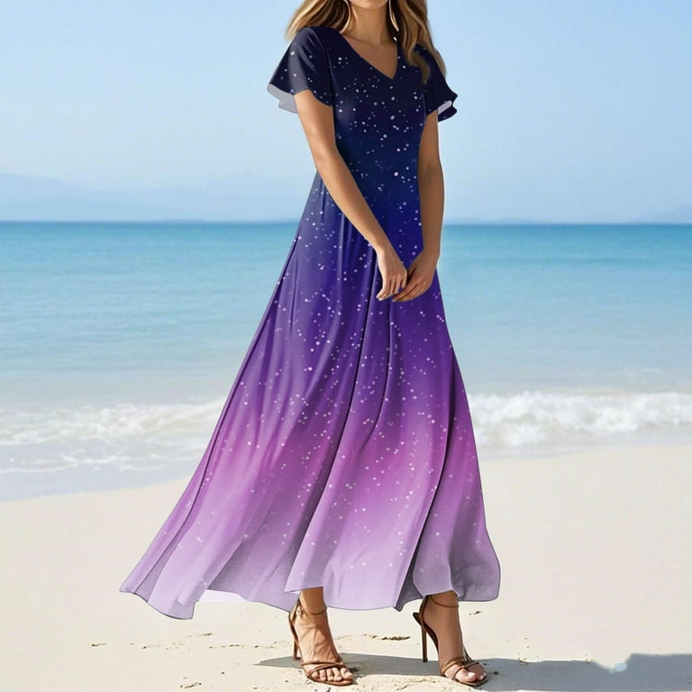 fitted lace wedding dress Miss Circle Women's Raegan Taro Purple Jacquard Rouched Maxi Dress