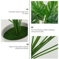 thumbnail image 6 of Monyance Artificial Monstera Pot Faux Monstera Plant in Pot for Home/Office Decoration(19.69X13.78X13.78Inches), 6 of 10