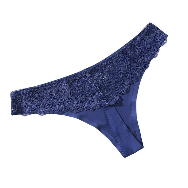 Sonducket Bragas de tiro bajo Ropa interior de mujer Tanga Diseño de encaje Lavable Accesorio de citas Ropa de dormir transpirable Type3 NO3
