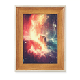 thumbnail image 1 of Nebula Mutual Impact Blue Nebula Pattern Desktop Wooden Photo Frame Display Picture Art Painting Multiple Sets, 1 of 3