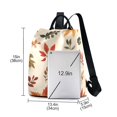 thumbnail image 3 of FORMRS Women's Travel Backpack Purse Anti-Theft Hidden Pockets Casual Shoulder Bag, Yellow Autumn Leaves, 3 of 7