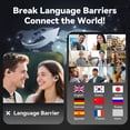 thumbnail image 3 of Auriculares de traducción Xmenha Ai Real Time 144 idiomas, 3 of 7