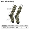 thumbnail image 3 of Womens Green Camouflage Pattern Knee High Socks Comfy Thermal Boot Long Socks, 3 of 7