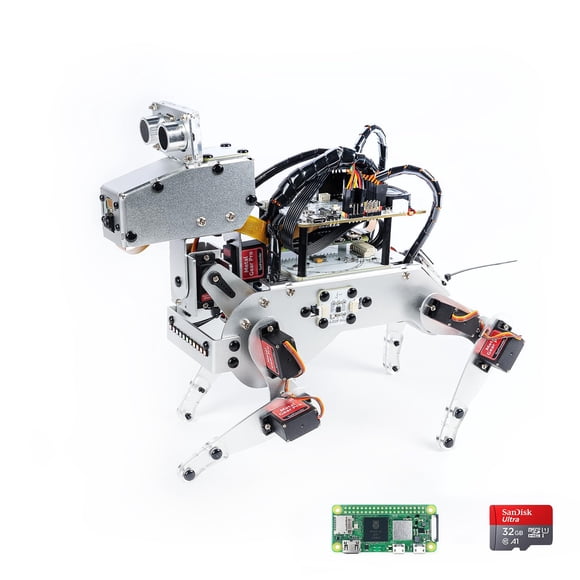 Kit de robot con IA SunFounder Raspberry Pi Zero 2W y 12 servos