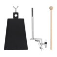 thumbnail image 1 of TISHITA Cow Bell Adjustable Drum Pedal Attachment for Percussion Pedal Mount D Set, 1 of 7