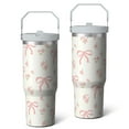 thumbnail image 2 of 1pc Miss 30oz Tumbler with Straw & Handle - Insulated Stainless Steel Cup | Holiday Gift for Man Women (Christmas, Valentine's, Birthday), 2 of 7