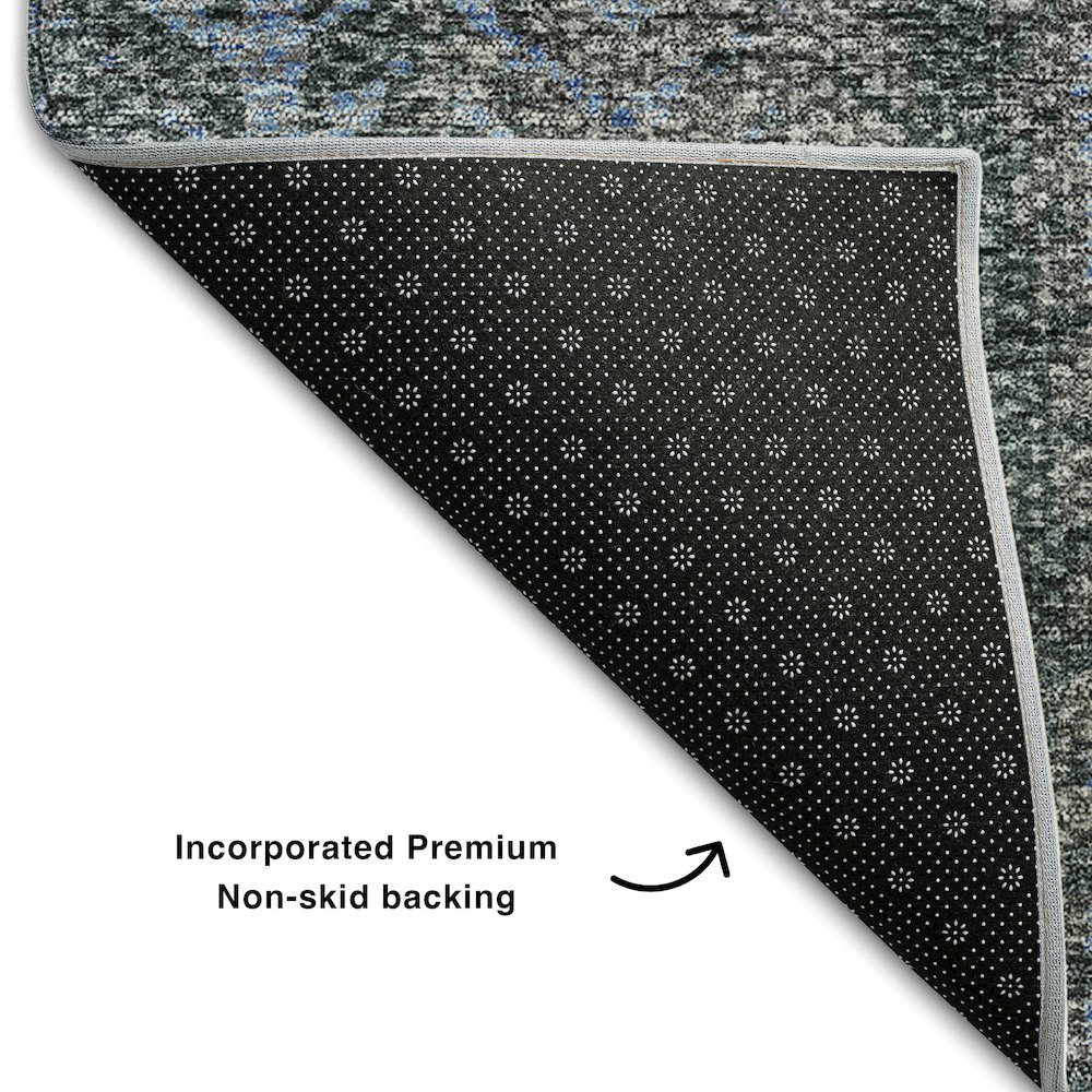 Dalyn Rugs Premium Machine Washable Mayfield AMF693 Blue 1'8" x 2'6" Rug