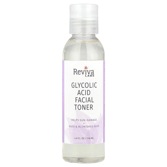 Tónico facial Reviva Labs Ácido glicólico 120 ml para piel madura