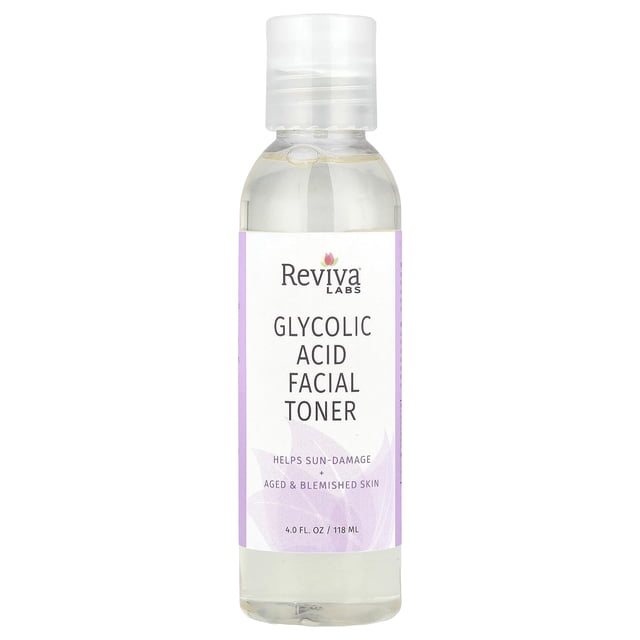 Tónico facial Reviva Labs Ácido glicólico 120 ml para piel madura
