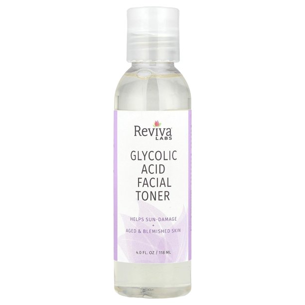 Tónico facial Reviva Labs Ácido glicólico 120 ml para piel madura