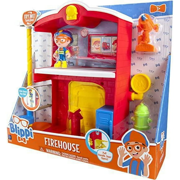 Blippi Firehouse Playset