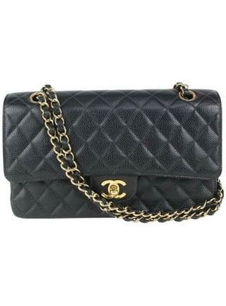 Classic Style Genuine Leather Flap Bag Quilted Elegant Large -  UK