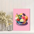 thumbnail image 2 of Vibrant Fruit Bowl Canvas Print, Perfect for Living Room, Kitchen, Dining Room, Bedroom, Office Decor, 2 of 8