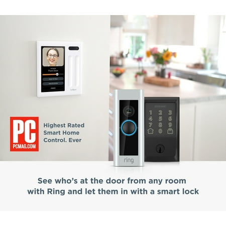 Brilliant - Wi-Fi Smart 1-Switch Home Control Panel with Voice Assistant - White