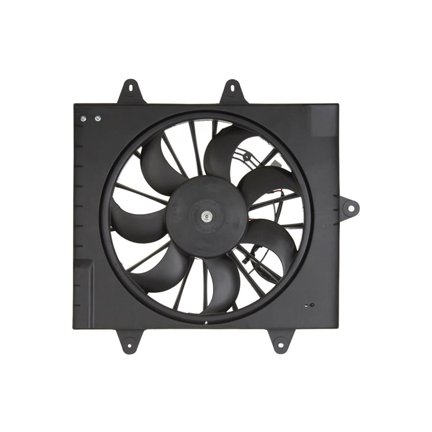 Radiator Cooling Fan Assembly Replacement for 06-09 Chrysler PT Cruiser Turbo 5179463AA 