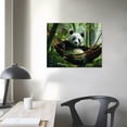 thumbnail image 4 of Nawypu Canvas Wall Art For Bedroom Office Wall Decor,  Cute Panda Wall Decorations For Living Room Painting Pictures Artwork For Modern Posters Prints Home Decor, 4 of 5