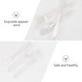 thumbnail image 2 of MEIBUTYUP White Disposable Plastic Cutlery Set, Multipurpose Knives for Parties, Picnics, Events, and Everyday Use, 2 of 6