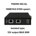 thumbnail image 2 of 10Gbe Industrial POE Splitter Port Isolation Optional Power Outputs 60W 6KV Surge Protection DC Outputs 24V, 2 of 5