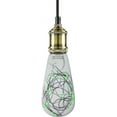 thumbnail image 2 of Diodesy- Pack of 4 ST64/LED/DX/1.5W/G ST64 Green Light Bulbs, Edison Style Decorative String Light Bulb for Porch, Christmas Light, 1.5 Watts, E26 Non-Dimmable, Lasts for 20000 Hours, Clear Glass, 2 of 2