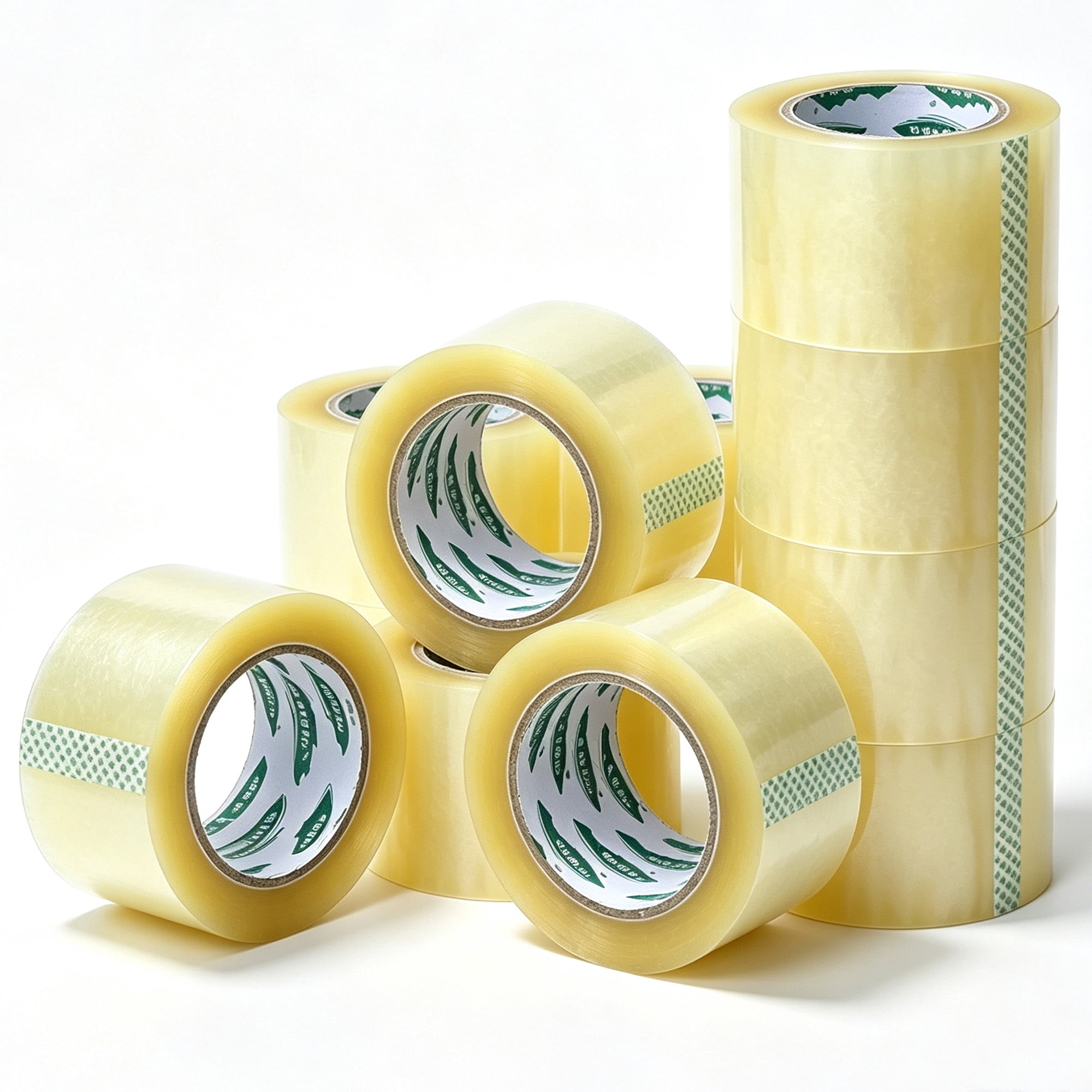 Abble Packing Tape, 3 in x 164 yd. Extra Wide Industrial & General Purpose Packing Tape, Clear, 1 Roll, for Moving, Shipping & Storage Boxes