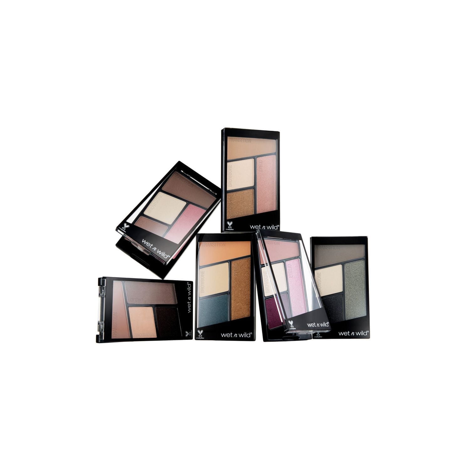 wet n wild Quadruple Fard à Paupières Icône Couleur Sauvage