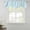Blue, variant on Pink Grid Tie Up Valance Curtains for Windows, Kitchen Curtains Window Treatments, Checkered Plaid Gingham Lattice Trellis Print Short Window Shades Valances for Bedroom Bathroom Cafe 54"x18"