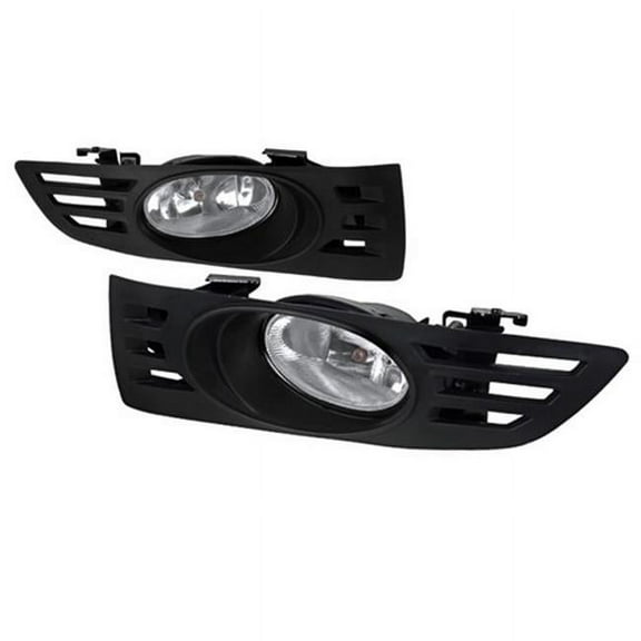 Spec-D Tuning  2 Door OEM Fog Lights for 03 to 05 Honda Accord - Clear - 6 x 10 x 18 in.