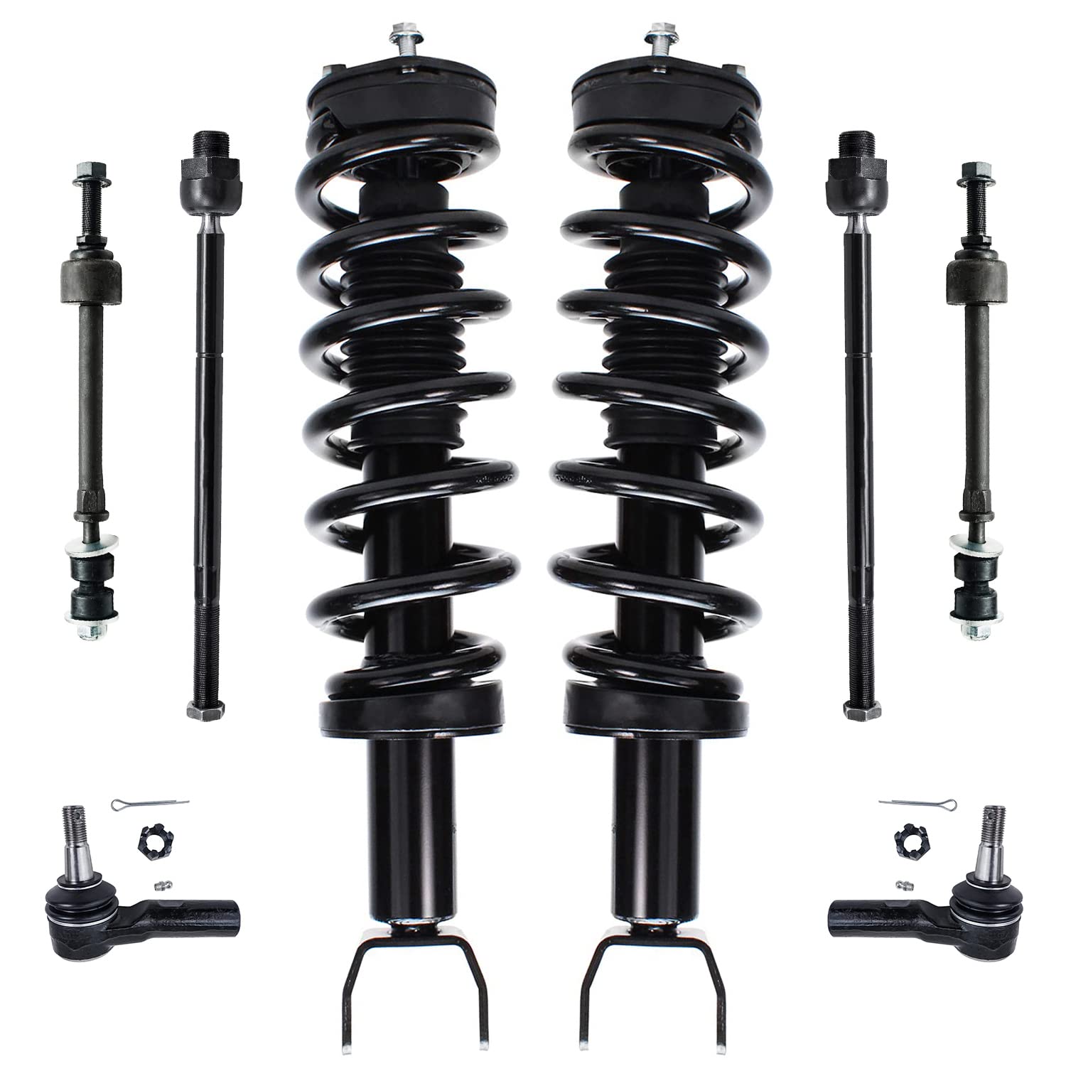 Complete Strut & Shock Kit For Dodge Charger/Challenger – 8pc Front/Rear Suspension Kit With Sway Links
