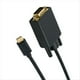 thumbnail image 3 of Adaptador USB-C A VGA. Cable Conversor VGA Tipo C A D-Sub de 15 Pines para USB 3.1, Teléfono Móvil, Portátil, Monitor, Proyector y TV., 3 of 5
