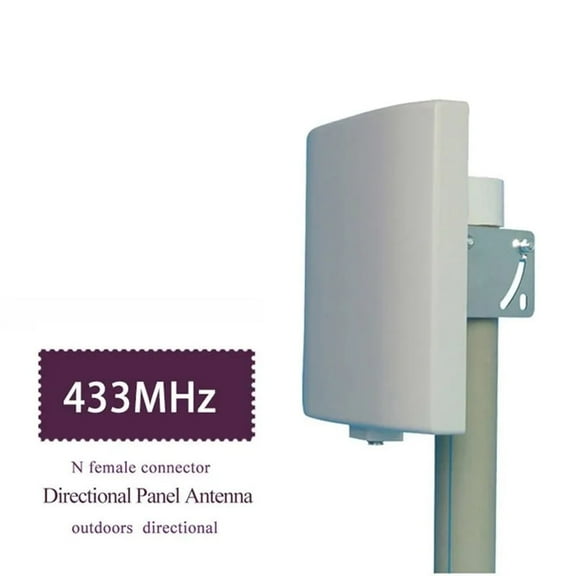 Panel Directional UHF 433MHz Lorawan NB-IOT Antenna - Wall Mount Patch Panel Flat Antenna with 423~443MHz High Gain Reception Range