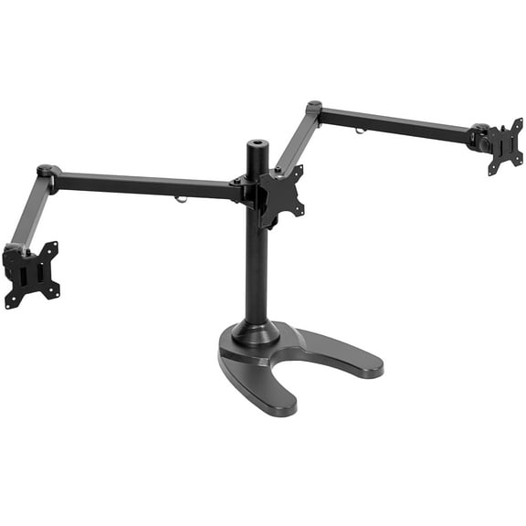 VIVO Triple Monitor Desk Stand Mount FreeStanding Adjustable 3 Screens up to 32"