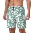 thumbnail image 2 of Balery Hand Drawn Snake Mens Swim Trunks Swim Shorts for Men Quick Dry Inseam Beach Shorts with Compression Liner Pocket-3X-Large, 2 of 9