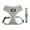 Grey, variant on Visland Pet Dog Cat Harness with Traction Rope Prevent Break Lightweight , Pet Harness Vest and Soft Adjustable No Choke Escape Proof Cute Dog Harness for Puppies or Small Dogs,Medium Dogs