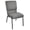 Fossil Fabric/Black Frame, variant on Advantage Eggplant Church Chair 18.5 in. Wide