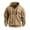 Z02-02Khaki, variant on TBWNWG Black Hoodie Men,Men's Zip Up Hoodie With Embroidered Badge Pocket Casual Pullover Sweatshirt For Outdoor Sports And Daily Wear,Sizes XL