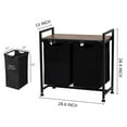 thumbnail image 3 of Garvee Laundry Hamper, Laundry Basket Organizer Laundry Sorter with 2/3/4 Pull-Out and Removable Bags and Top Shelf, Dirty Clothes Hamper for Laundry Room Bathroom Bedroom and Dorm,Two Bags, 3 of 8